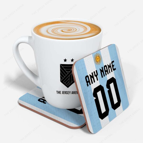 Argentina Home 22-23 Coasters - Image 2