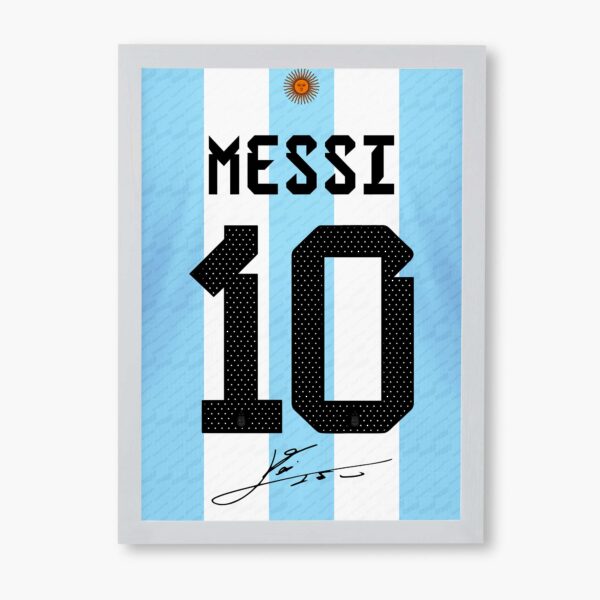 Messi Signature Framed Poster - Image 2