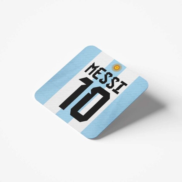 Argentina Home Messi Coasters