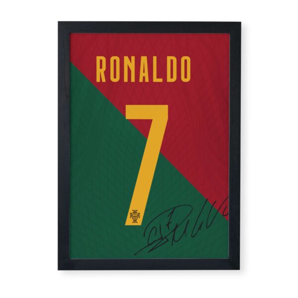 Ronaldo Signature Framed Poster