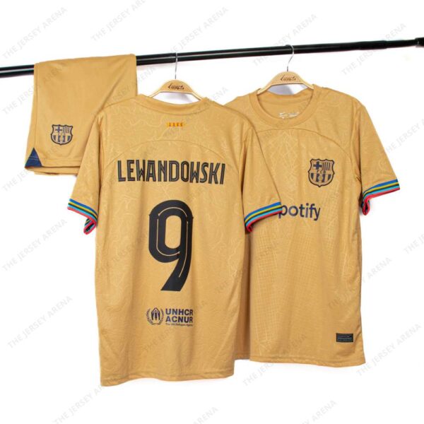 Barcelona Away Full Set Lewandowski Edition 22-23