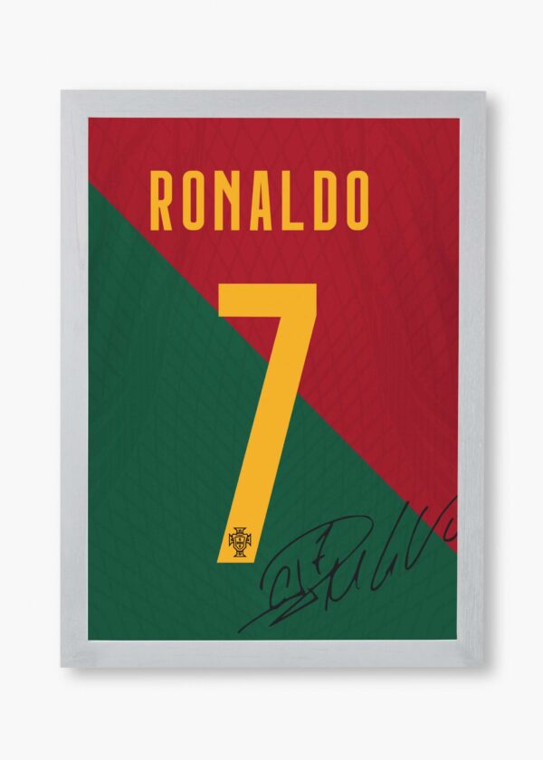 Ronaldo Signature Framed Poster - Image 2