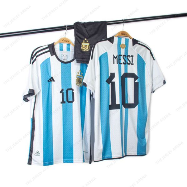 Argentina Home Full Set 3 Star Messi Edition