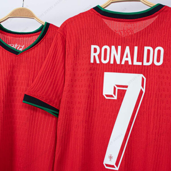 Portugal  Home 2024 Euro CR7 Player version - Image 2