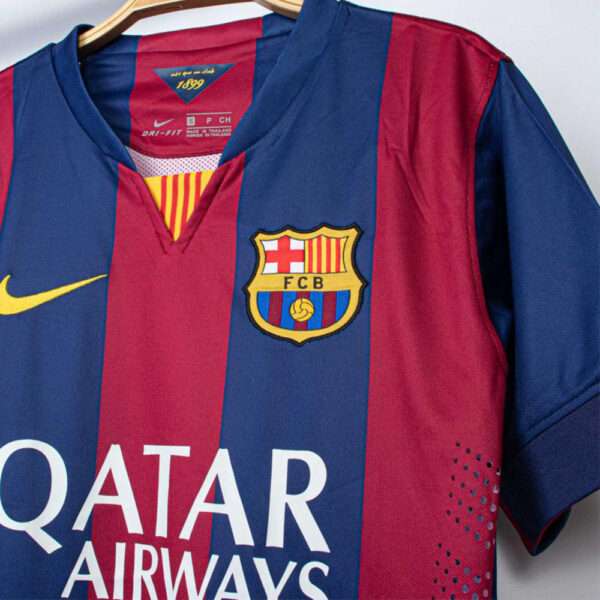 Barcelona Home 2014-2015 - Retro - Image 2