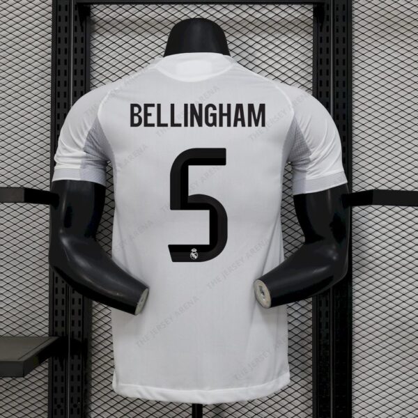 Real Madrid 2025–26 Home Jersey – Player Version Bellingham #5
