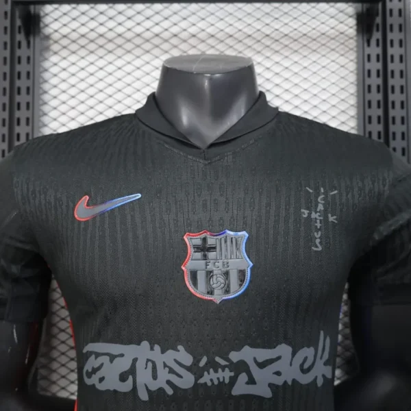 FC Barcelona Away Jersey 24/25 – Player Version (Travis Scott Edition) - Image 3