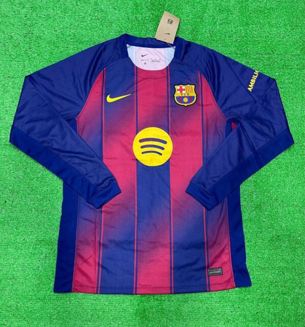 New Barcelona Home 2025-26 Full Sleeve Jersey In India