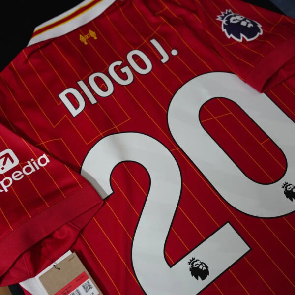 Liverpool Home 2024-26 Fan Version – Diogo J. #20 Memorial Edition - Image 3