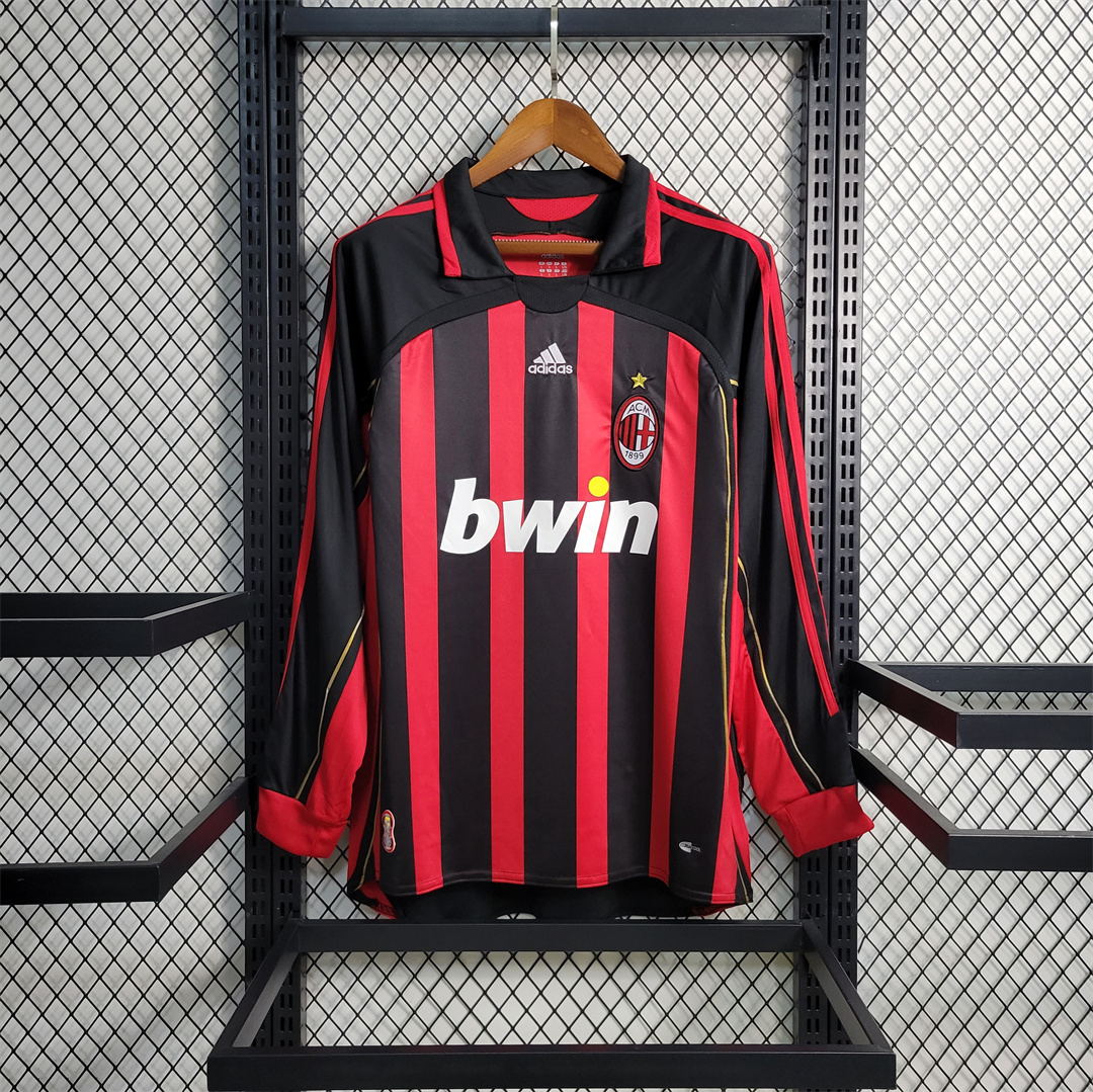 AC Milan Home 2007 Retro Full sleeve Jersey