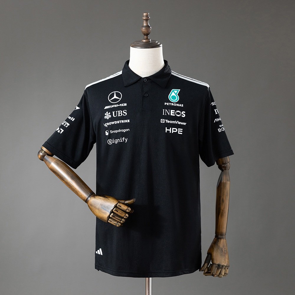 Mercedes-AMG PETRONAS Formula 1 Team Engineers Polo Shirt – Black