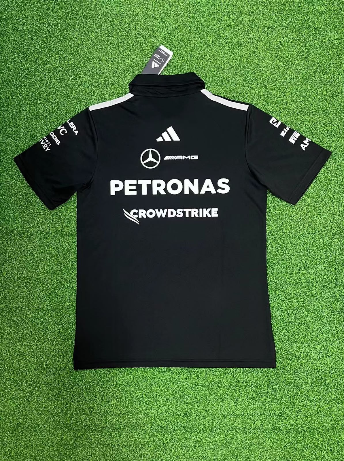 Mercedes-AMG PETRONAS Formula 1 Team Engineers Polo Shirt – Black - Image 3