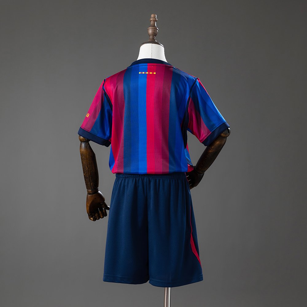 Barcelona Home 2026-2027 Kids Jersey Set - Image 2