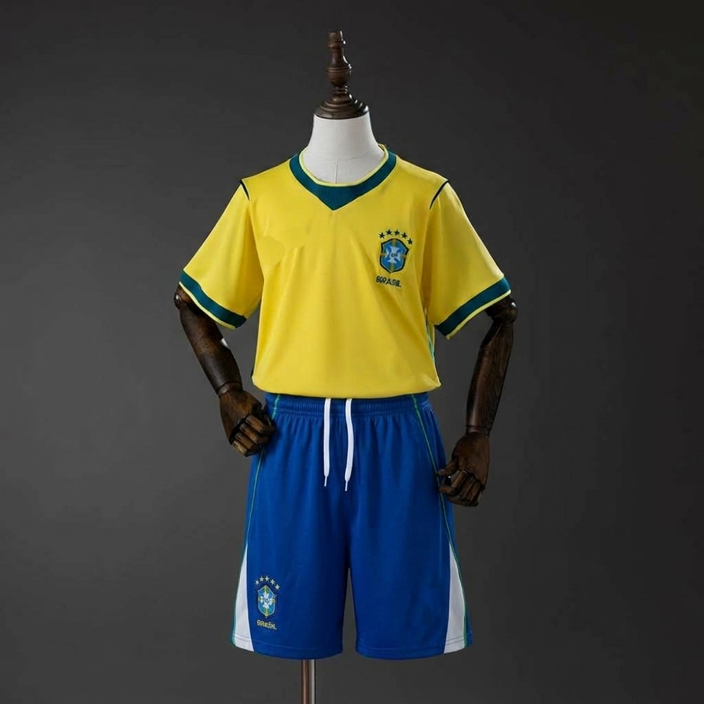 Brazil Home World Cup 2026 Kids Jersey Set